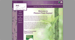 Desktop Screenshot of pleasantpawsdayspa.com